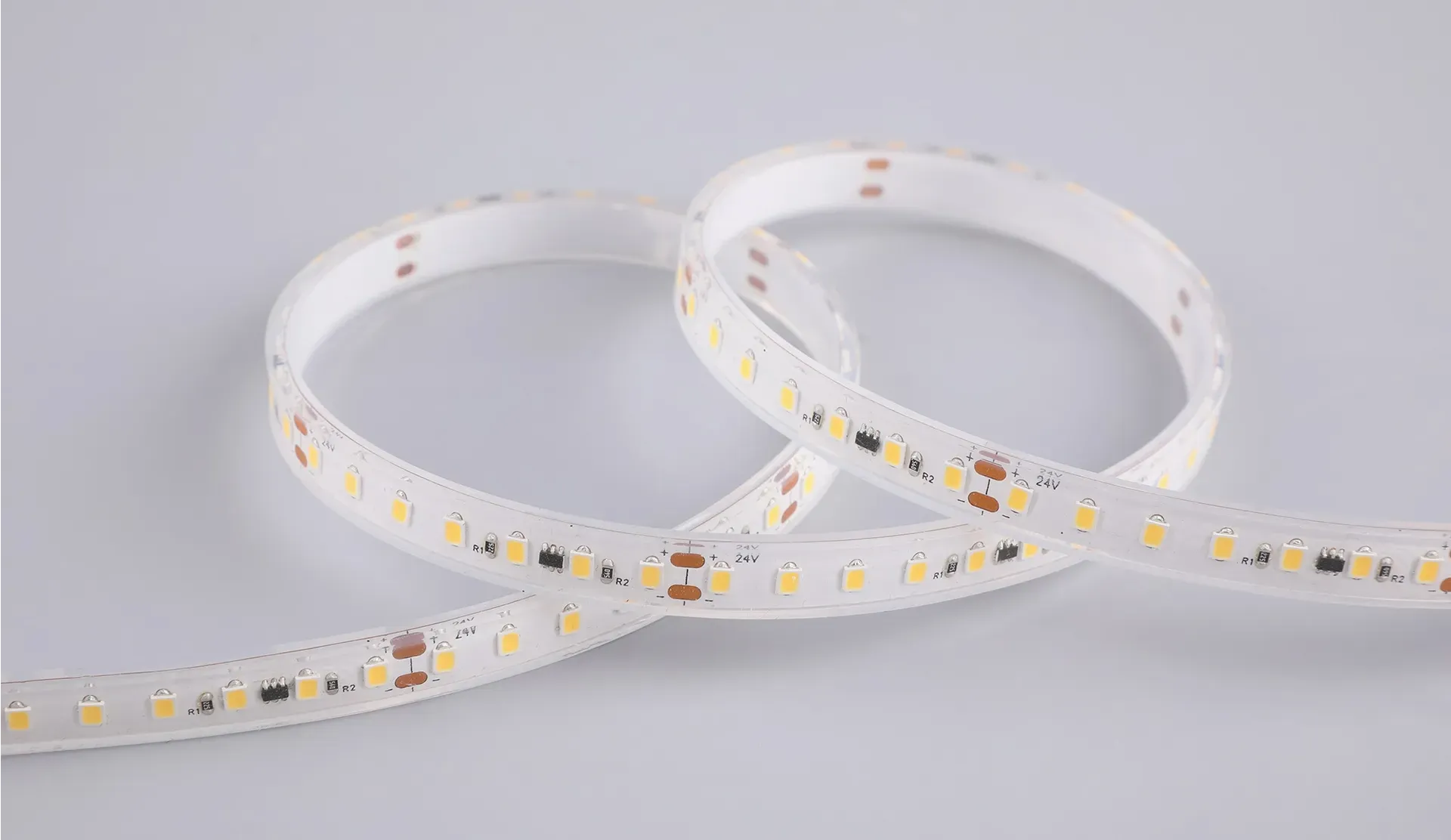 Synergy 21 LED Flex Strip 2835 - 126 WW DC24V 48W IP67+ Sauna/Wellness – Bild 2