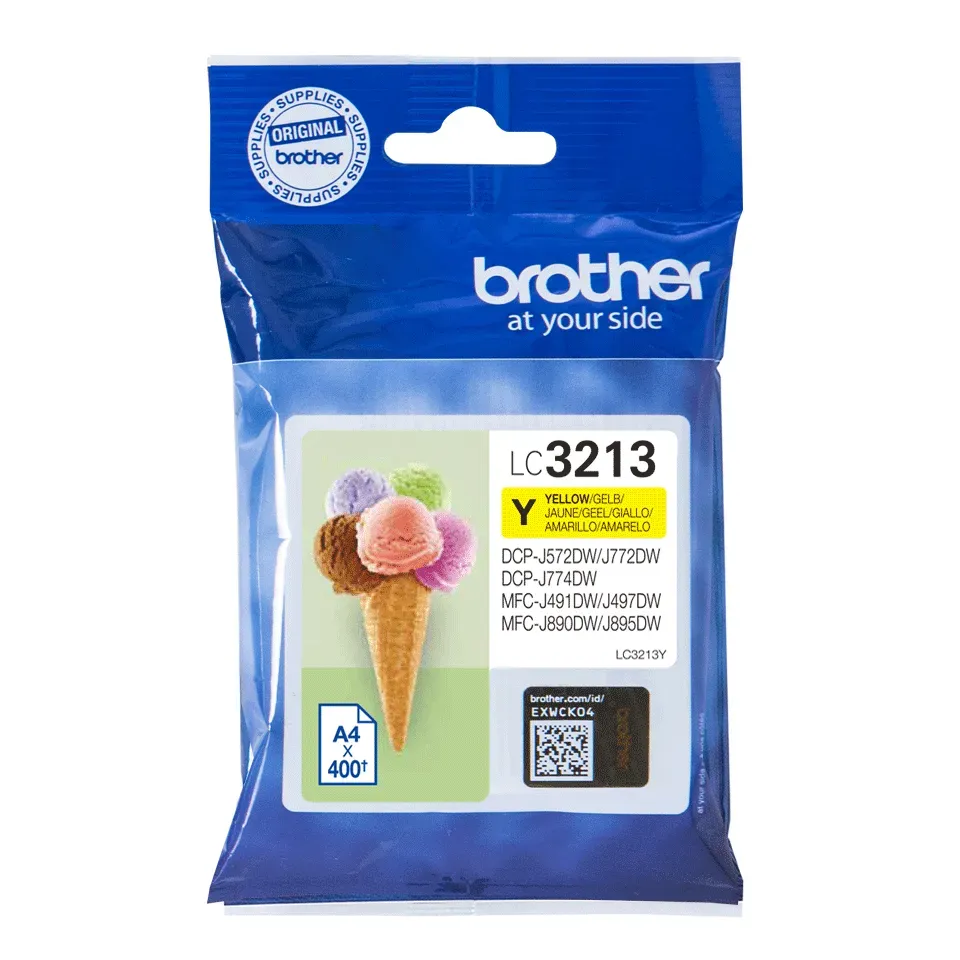 Brother LC3213Y Druckerpatrone 1 Stück(e) Original Hohe (XL-) Ausbeute Gelb Brother LC3213Y Druckerpatrone 1 Stück(e) Original Hohe (XL-) Ausbeute Gelb