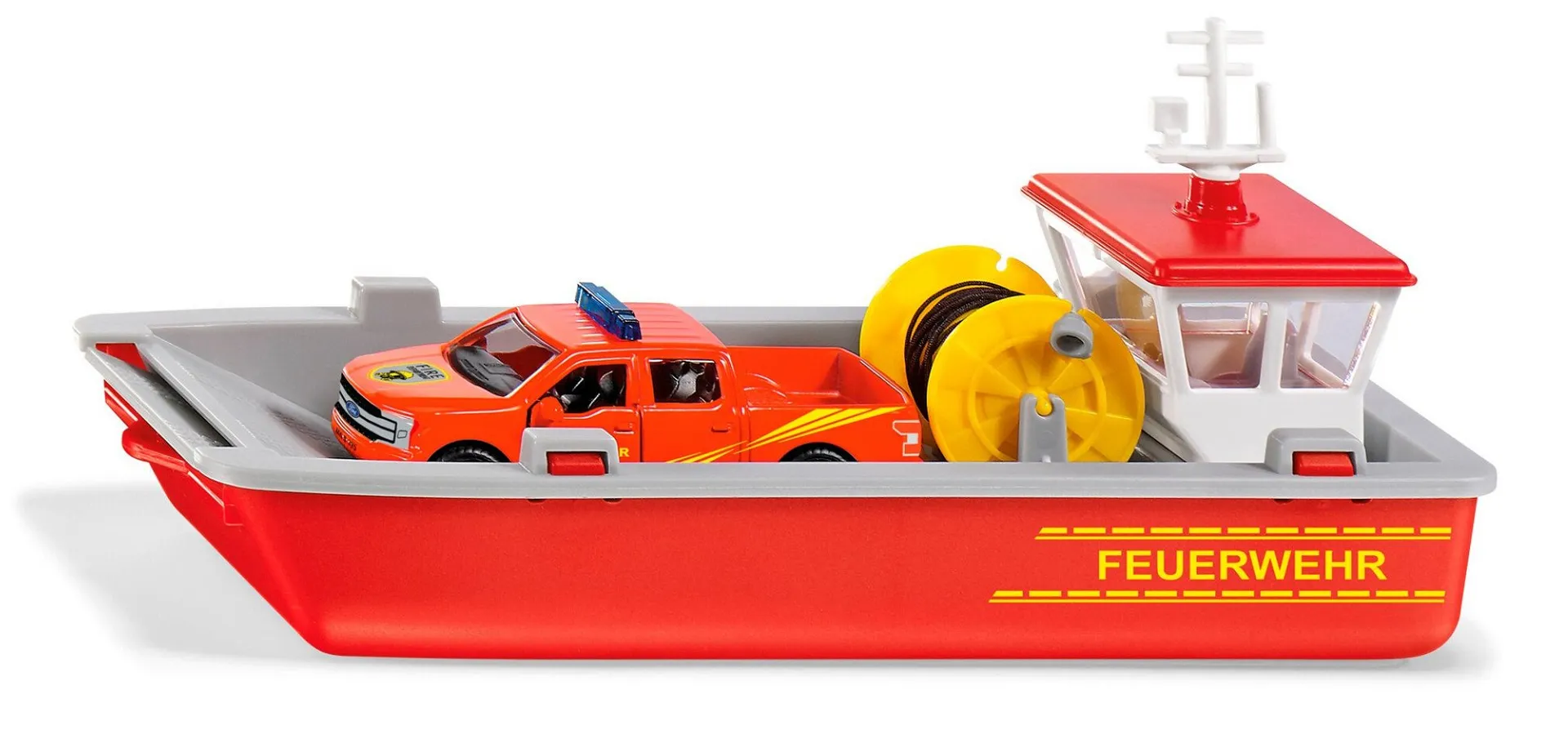 Siku Fire Brigade working boat Feuerwehr-Modellboot Vormontiert 1:50 Siku Fire Brigade working boat Feuerwehr-Modellboot Vormontiert 1:50