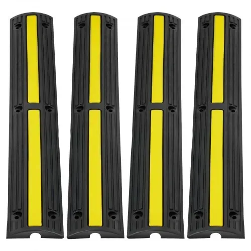 VEVOR Kabelschutzmatte Kabelkanal schwarz Kabelkanal außenbereich 4x 1-Kanal Schlauchbrücke Kabelbrücke Überfahrschutz Kabel 100x 15×3,1cm VEVOR Kabelschutzmatte Kabelkanal schwarz Kabelkanal außenbereich 4x 1-Kanal Schlauchbrücke Kabelbrücke Überfahrschutz Kabel 100x 15×3,1cm