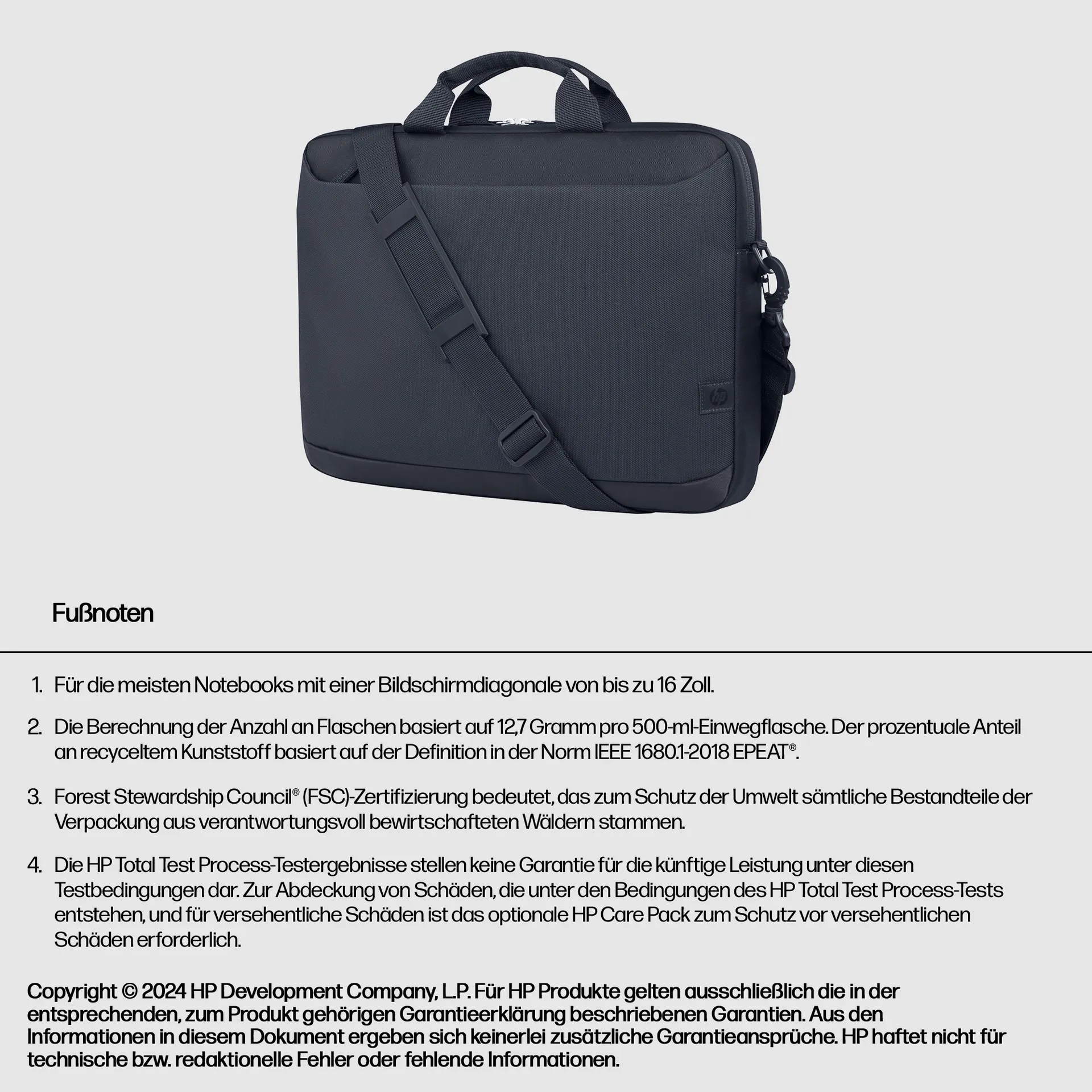 HP Everyday 16 Zoll Laptop-Aktentasche – Bild 6