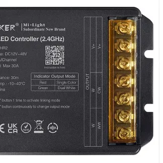 MiBoxer HR2 LED Controller 2in1 DC12~48V 2.4G HP 30A MiBoxer HR2 LED Controller 2in1 DC12~48V 2.4G HP 30A