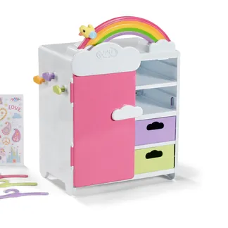 BABY born Rainbow Wardrobe Puppen-Kleiderschrank BABY born Rainbow Wardrobe Puppen-Kleiderschrank