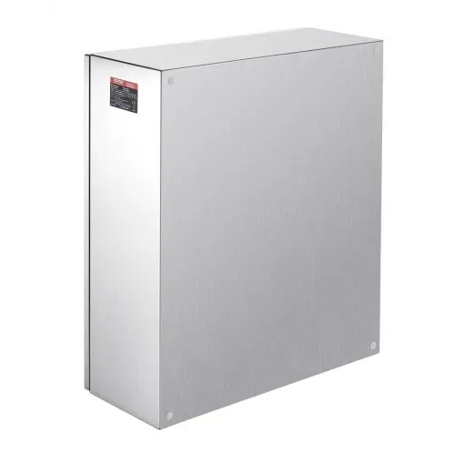 VEVOR Schaltschrank Elektroverteilerkasten, 600x500x200 mm, Edelstahl 304, Wandmontage, für elektrische und elektronische Außengeräte, Montageplatte, Scharniere, Schloss, Schutzart IP66 – Bild 9