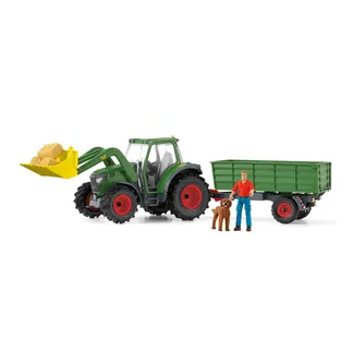 schleich FARM WORLD Traktor mit Anhänger schleich FARM WORLD Traktor mit Anhänger