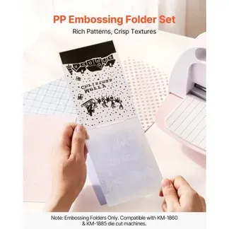 VEVOR Prägeschablonen, 15 Stk. 105×148 mm Prägefolder, Embossing Folder für VEVOR Stanz- & Prägemaschinen, Geprägte Schablonen aus PP-Kunststoff für Scrapbooking & Kartenherstellung VEVOR Prägeschablonen, 15 Stk. 105×148 mm Prägefolder, Embossing Folder für VEVOR Stanz- & Prägemaschinen, Geprägte Schablonen aus PP-Kunststoff für Scrapbooking & Kartenherstellung