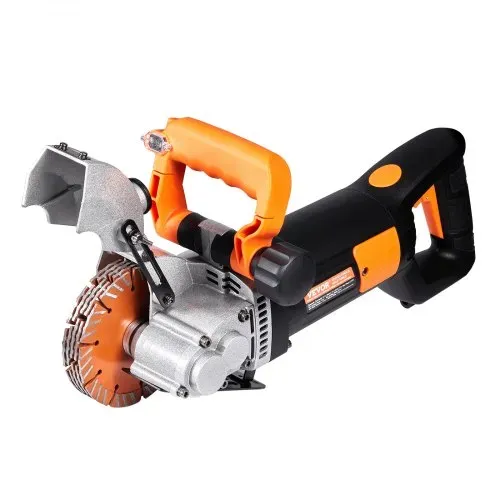 VEVOR Elektrische Wandfräse 5000 U/min Wand Chaser Maschine 4800Watt Wand Groove Schneidemaschine Stoßmaschine 42mm für Ziegel Granit Marmor Beton Cutter Notcher Groover mit 5 x Sägeblätter – Bild 9
