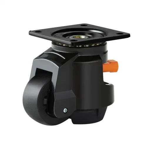 VEVOR Nivellierrollen, verstellbare, auf einer Platte montierte Nylonrolle, 997,9 kg, 4er-Set – Bild 8