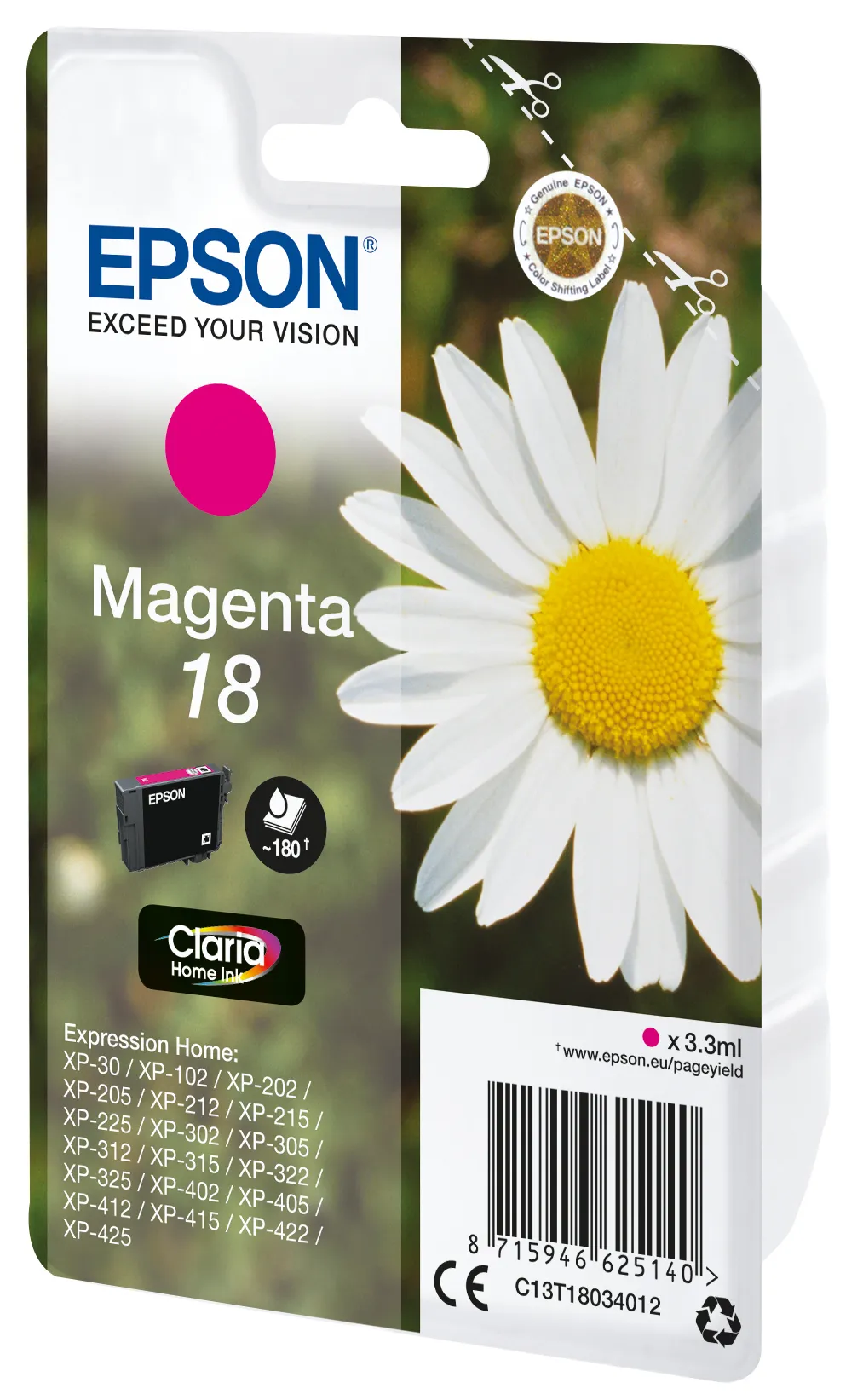 Epson Daisy Singlepack Magenta 18 Claria Home Ink – Bild 2