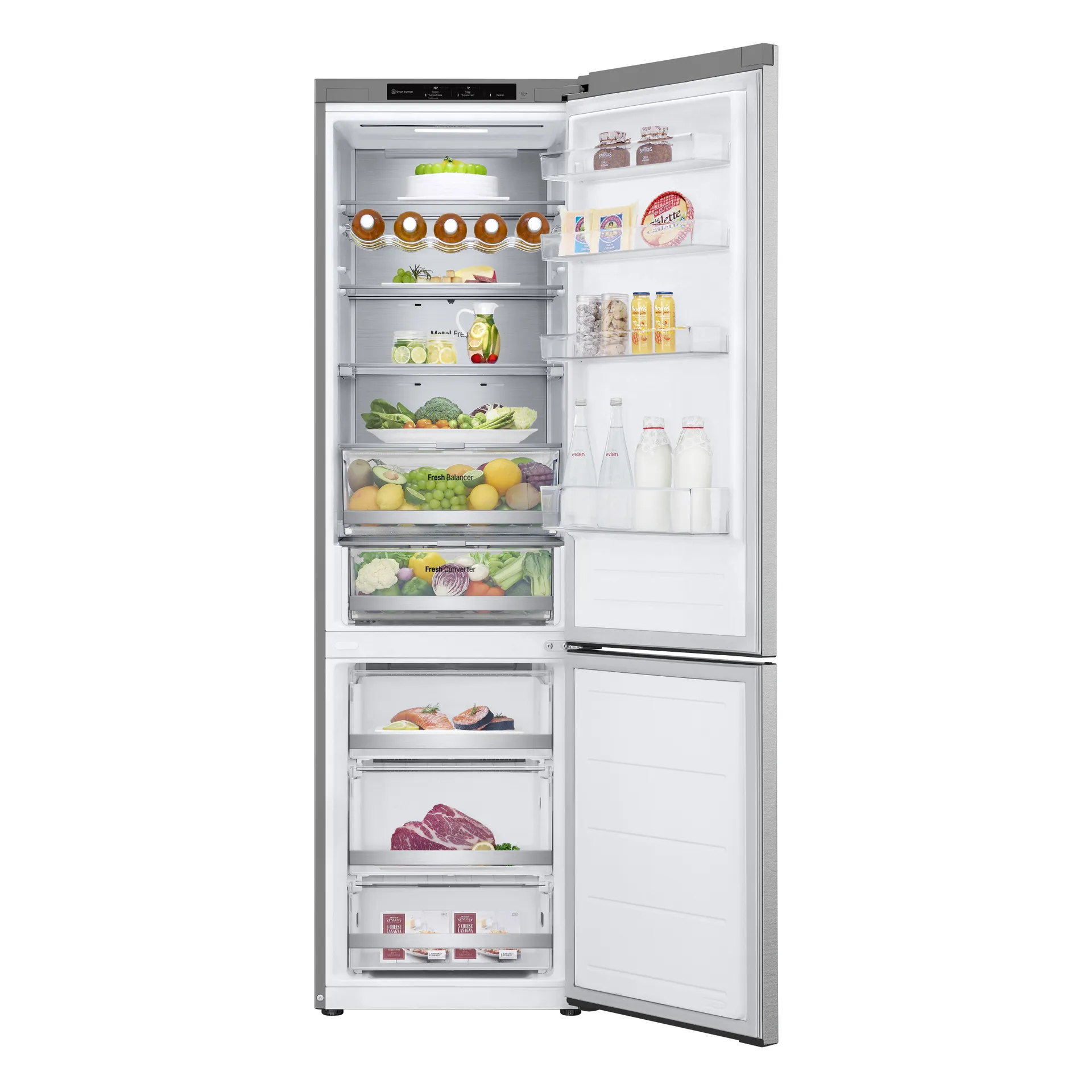 LG GBV7280BMB Freistehend 387 l Edelstahl – Bild 2