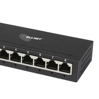 ALLNET Switch unmanaged Layer2 8 Port • 8x 1GbE • Lüfterlos • ALL-SG8008 ALLNET Switch unmanaged Layer2 8 Port • 8x 1GbE • Lüfterlos • ALL-SG8008