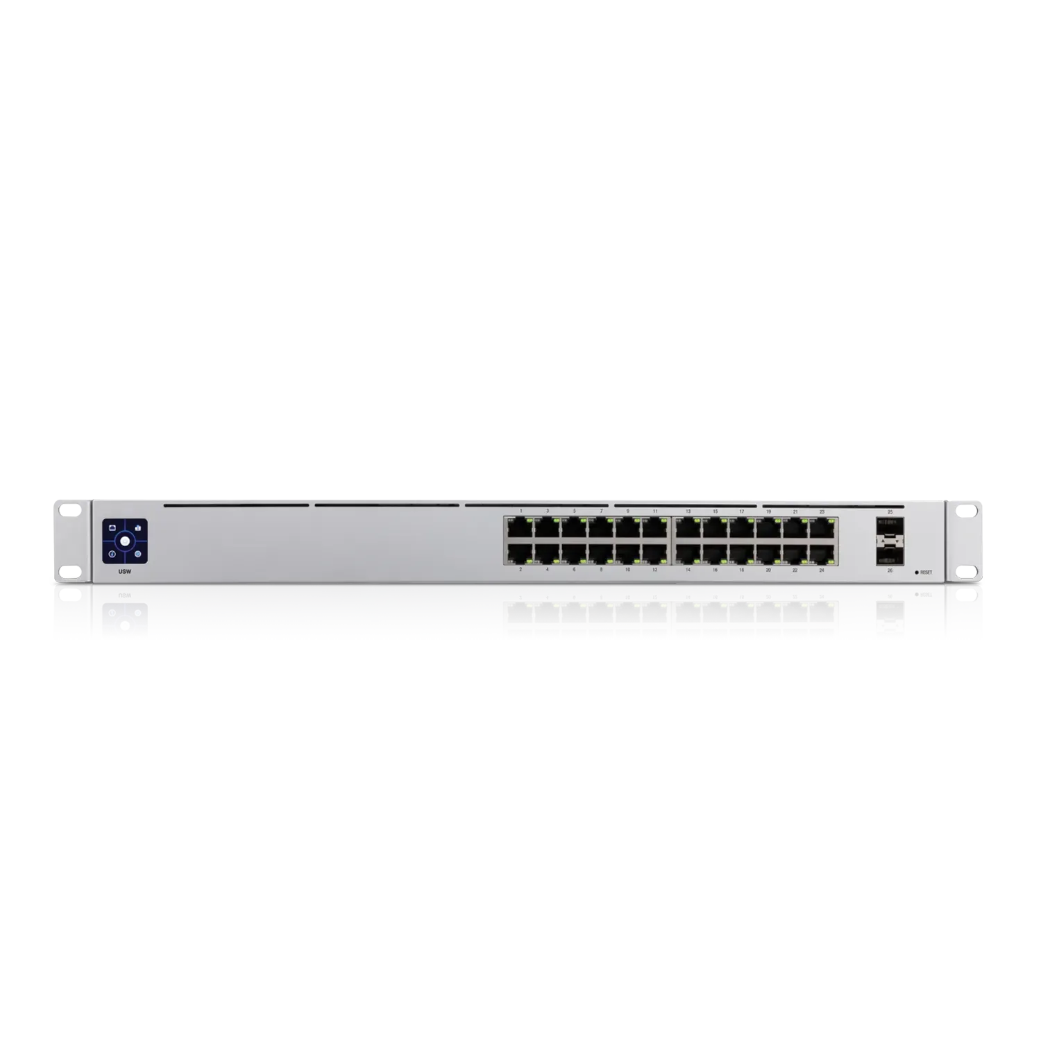 Ubiquiti Switch smart managed Layer2 26 Port • 24x GbE • 2x SFP • 19" • Lüfterlos • UniFi • USW-24 – Bild 4