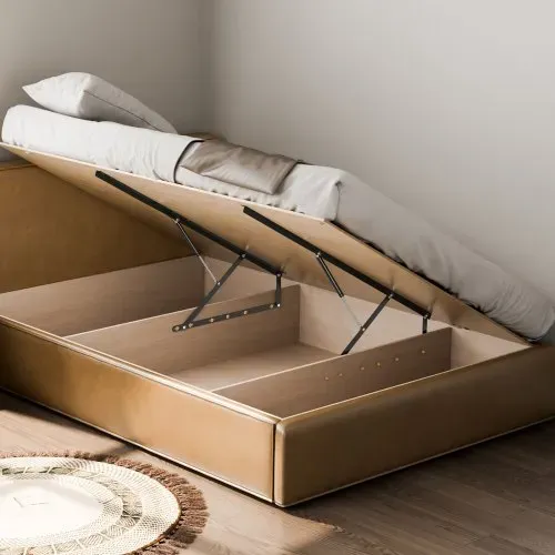 VEVOR Bettlift, 150x 200 cm Kompatibel, extra Groß, 140 kg Tragkraft, DIY-Wandbett-Mechanik-Hardware-Kit Vertikal Deluxe, Pneumatischer Hebel, hochbelastbare Stütze, Klappbar für Gästezimmer – Bild 7