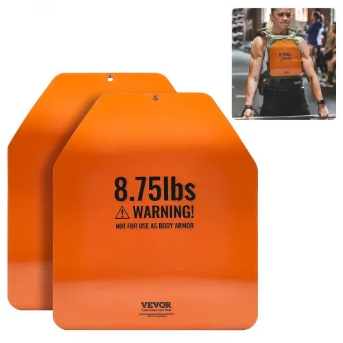 VEVOR Gewichtswestenplatten 3,97 kg x 2 Stk. Premium-Gewichtsplatten aus Stahl, konturierte ergonomische Passform – WODs, Zusatzgewicht für Gewichtswesten, Krafttraining Laufen Fitness VEVOR Gewichtswestenplatten 3,97 kg x 2 Stk. Premium-Gewichtsplatten aus Stahl, konturierte ergonomische Passform – WODs, Zusatzgewicht für Gewichtswesten, Krafttraining Laufen Fitness