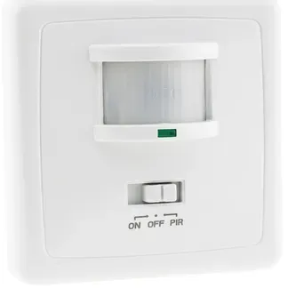 Unterputz PIR-Bewegungsmelder 160° LED geeignet, 3-Draht Technik, weiß Unterputz PIR-Bewegungsmelder 160° LED geeignet, 3-Draht Technik, weiß
