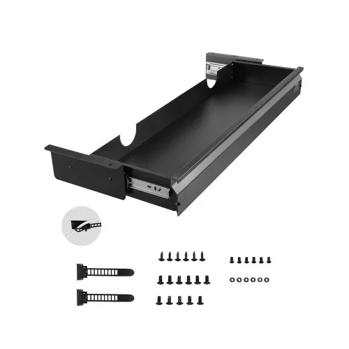 VEVOR Untertisch Schublade 840x240x107mm, Unterbau Schreibtisch, versteckter Schreibtisch-Aufbewahrungs-Organizer, Bleistiftschublade unter dem Tisch für Sitz- & Steharbeitsplätze im Büro & zu Hause VEVOR Untertisch Schublade 840x240x107mm, Unterbau Schreibtisch, versteckter Schreibtisch-Aufbewahrungs-Organizer, Bleistiftschublade unter dem Tisch für Sitz- & Steharbeitsplätze im Büro & zu Hause