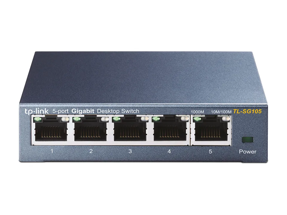 TP-Link 5-Port 10/100/1000Mbit/s Desktop Switch TP-Link 5-Port 10/100/1000Mbit/s Desktop Switch
