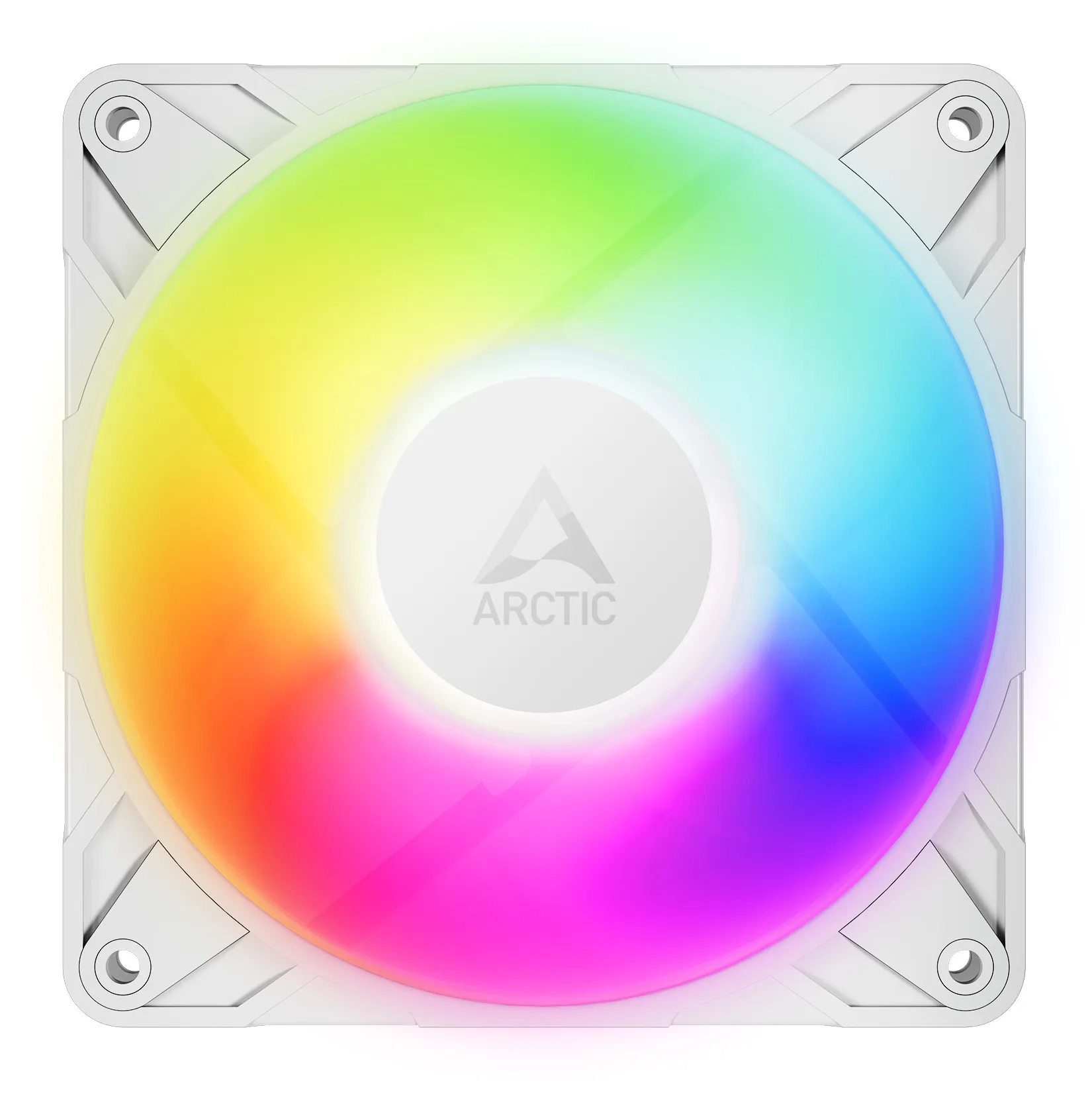 ARCTIC Freezer P12 Pro A-RGB (White) - 3 Pack 120 mm A-RGB PWM-Lüfter mit Kabelsplitter – Bild 2