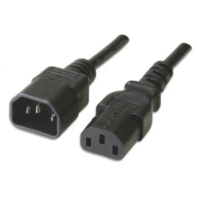 Techly C13/C14, 3m Schwarz C13-Koppler C14-Koppler Techly C13/C14, 3m Schwarz C13-Koppler C14-Koppler