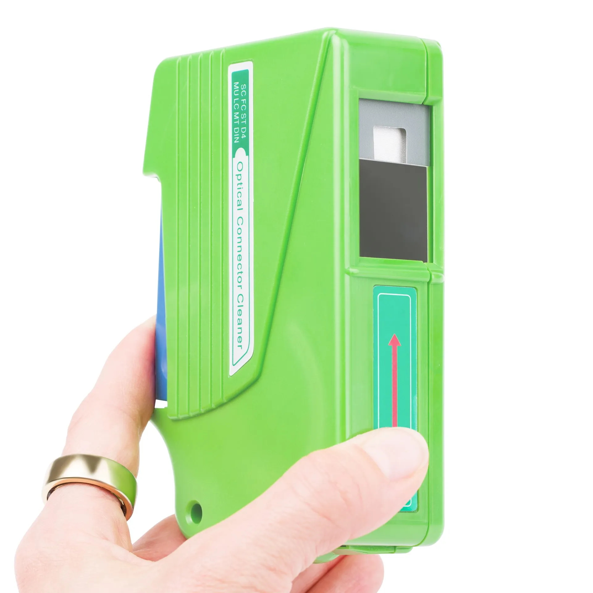 StarTech.com Glasfaserreiniger, Reinigungskassette für Glasfaser Steckverbinder, LC/SC/ST/FC Glasfaserreinigungsbox, Reinigungswerkzeug für LC Steckverbinder – Bild 6