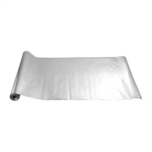 VEVOR Isolierfolie, 0,15 mm, Dämmfolie, Reflexionsfolie 76,2 x 1,22 m, Doppelt reflektierender Wärmeschutz aus Aluminiumfolie, Thermofolie, Wärmedämmrolle für Fenster, Wohnmobildächer – Bild 9