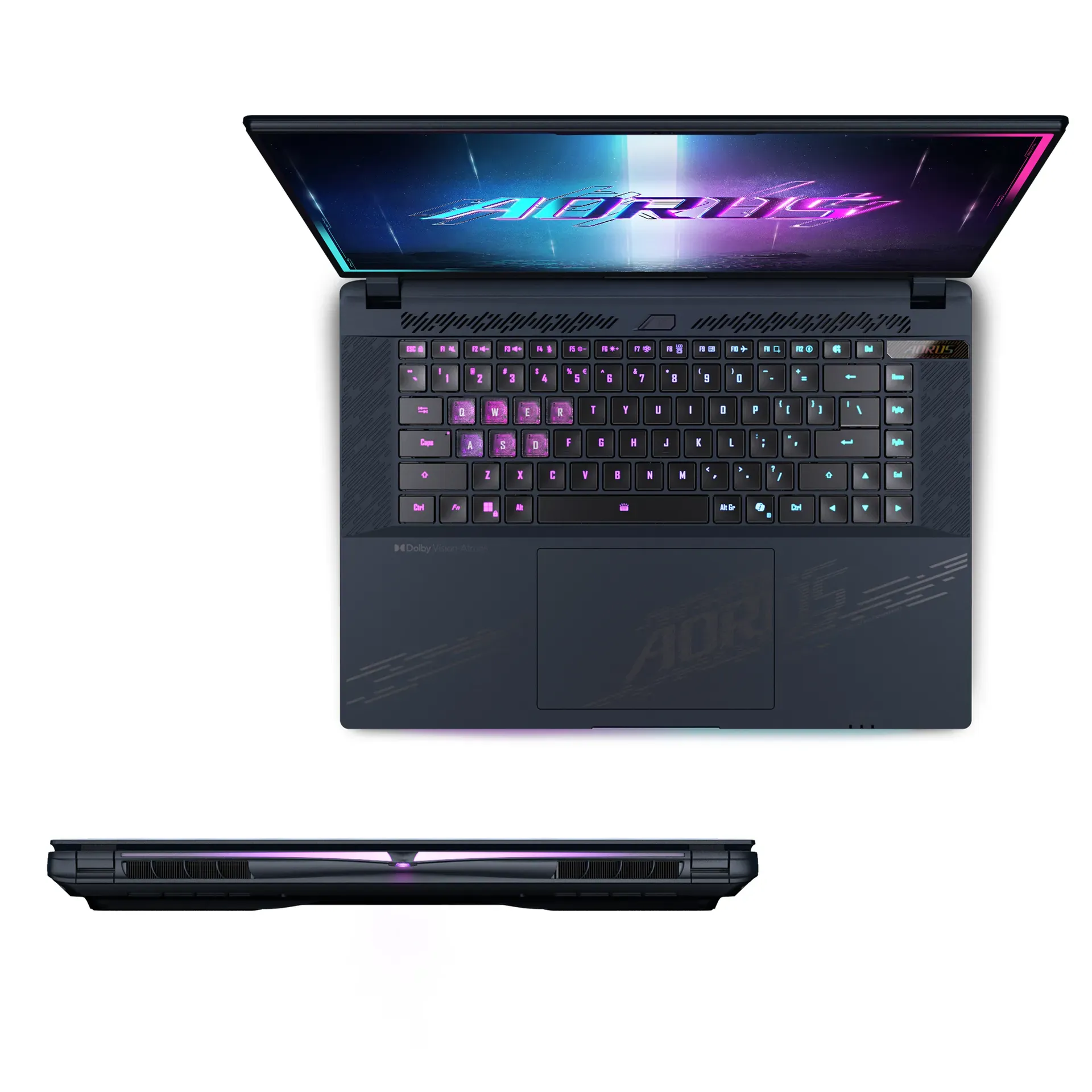 GIGABYTE AORUS MASTER 16 BZH Gaming-Laptop - 16,0“, 240Hz OLED, Intel Core 275HX, NVIDIA RTX 5090 GPU, 32GB DDR5 5600MHz, 2 x Gen4 1TB SSD, Windows 11 Pro, 2 Jahre Garantie, AORUS MASTER 16 BZHC6DEE65SP – Bild 3