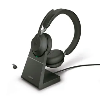 Jabra Evolve2 65 Link380a UC Stand Stereo Black Jabra Evolve2 65 Link380a UC Stand Stereo Black
