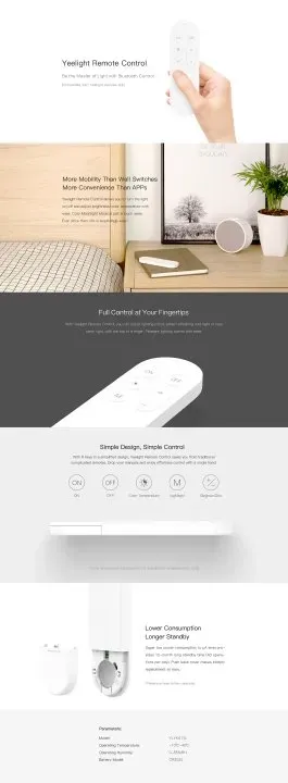 Yeelight Bluetooth Remote Control – LED Produkt – Bild 8