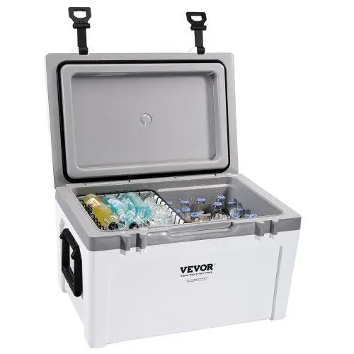 VEVOR Passive Kühlbox Eisbox 57,26 L, Isolierte Kühlbox Camping Thermobox 45-50 Dosen, Campingbox Kühlschrank mit einem Korb, Isolierung Kühlbox Tragbar, Eistruhe Cooler Multifunktional – Bild 8
