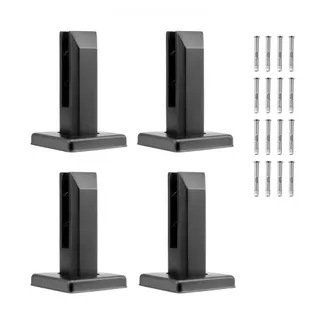 VEVOR Glasklemme, 4 Stück quadratische Glasgeländerhalterung für 0,31″-0,47″ gehärtetes Glas, Glasmontageklemme aus Edelstahl 304, 0,12″ dicke Glasregalhalterung für Balkon, Garten, Terrasse, Treppe VEVOR Glasklemme, 4 Stück quadratische Glasgeländerhalterung für 0,31″-0,47″ gehärtetes Glas, Glasmontageklemme aus Edelstahl 304, 0,12″ dicke Glasregalhalterung für Balkon, Garten, Terrasse, Treppe