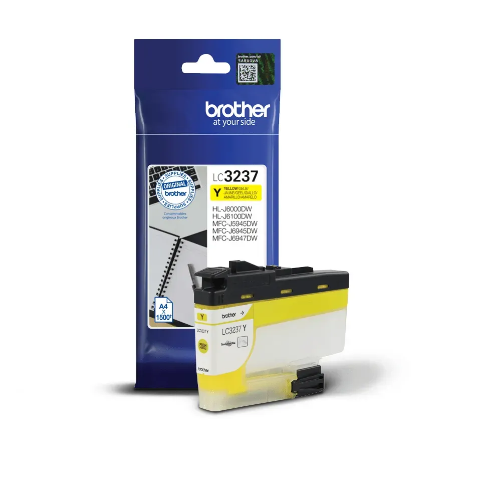 Brother LC3237Y Druckerpatrone 1 Stück(e) Original Standardertrag Gelb – Bild 2