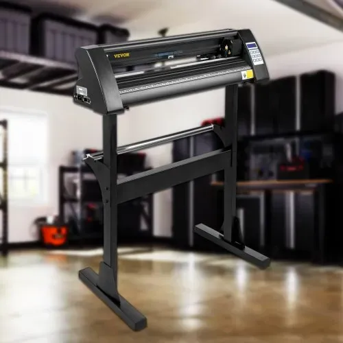 VEVOR 720mm Vinyl Cutter Plotter Maschine Dunkel Vinyl Schneideplotter 630 mm Schneidbreite Cutting Plotter Device Schneider Plotter mit Ständer – Bild 7