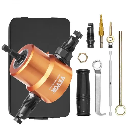 VEVOR Blechscherenaufsatz Metallscherenaufsatz 1,6 mm, 1500–3000 U/min Blechschere Bohrer Schlagschrauber Aufsatz, Universal Einsetzbar Schwarz Metallscherenaufsatz Schlagfertig Bohrmaschine Orange VEVOR Blechscherenaufsatz Metallscherenaufsatz 1,6 mm, 1500–3000 U/min Blechschere Bohrer Schlagschrauber Aufsatz, Universal Einsetzbar Schwarz Metallscherenaufsatz Schlagfertig Bohrmaschine Orange