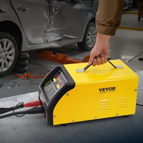 VEVOR Dual Ausbeulspotter Deluxe AL/Fe Dellenreparatur-Set, 5-kW-Schweißgerät mit automatischem/manuellem Schweißen & 10 Modi, Punktschweißgerät für die Reparatur von Autoteilen aus Stahl & Aluminium – Bild 7