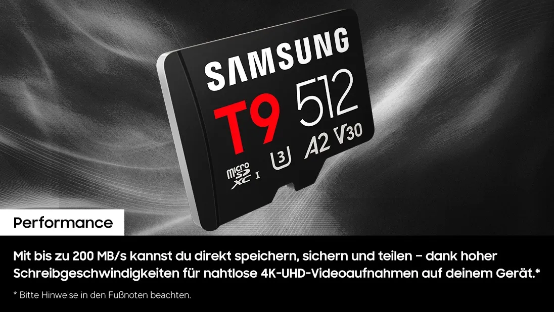 Samsung T9 microSDXC™ UHS-I Speicherkarte - 512 GB – Bild 6