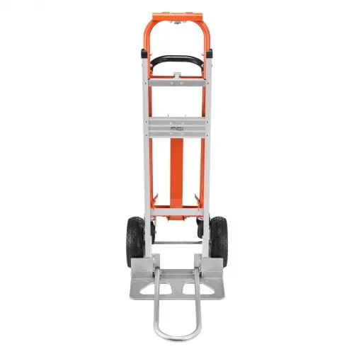 VEVOR 4-in-1-Sackkarre, 453,6 kg Tragkraft im 4-Rad-Modus, umwandelbare Transportkarre mit rutschfestem Griff & Rädern, Handkarre aus Aluminiumlegierung, Transportroller für Umzüge, Büros & Lager – Bild 10