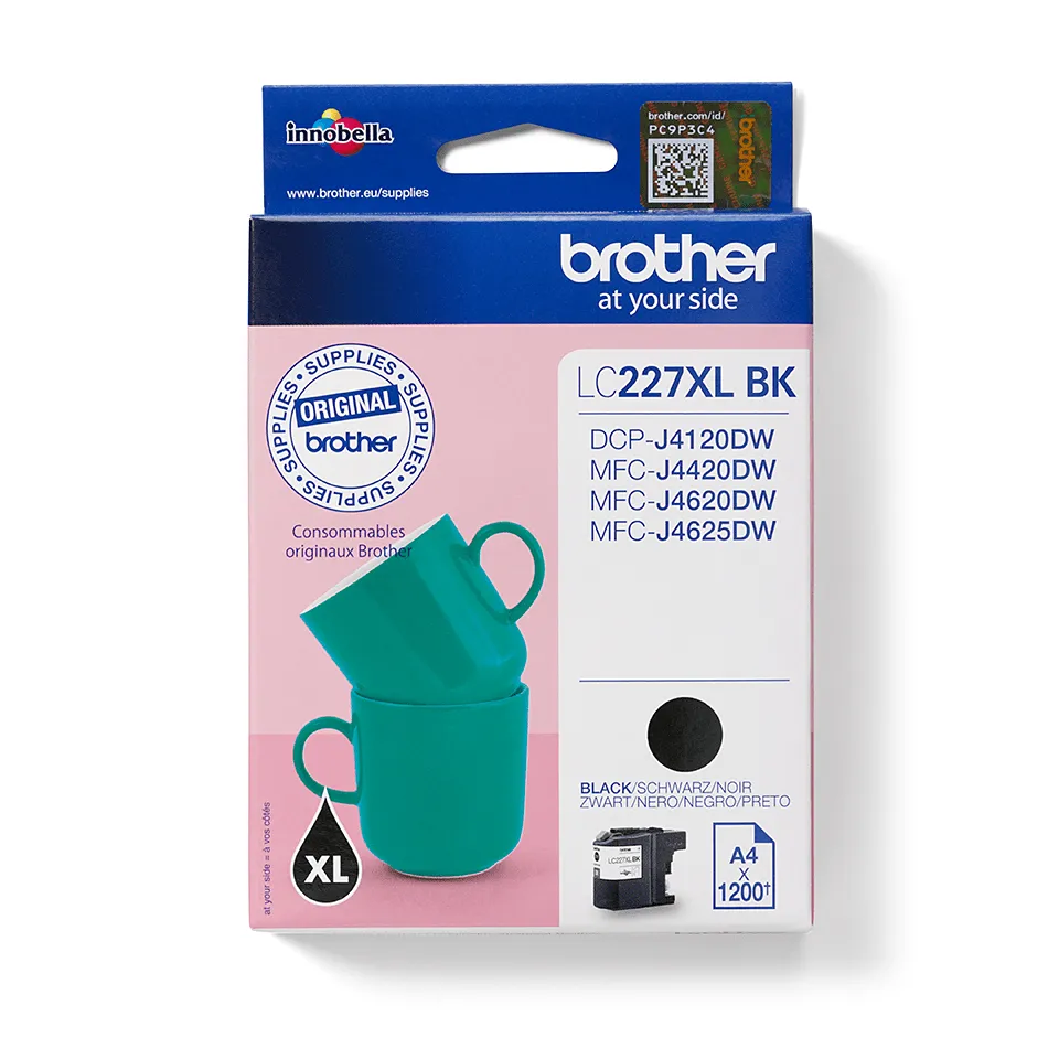 Brother LC227XLBK Druckerpatrone 1 Stück(e) Original Schwarz Brother LC227XLBK Druckerpatrone 1 Stück(e) Original Schwarz