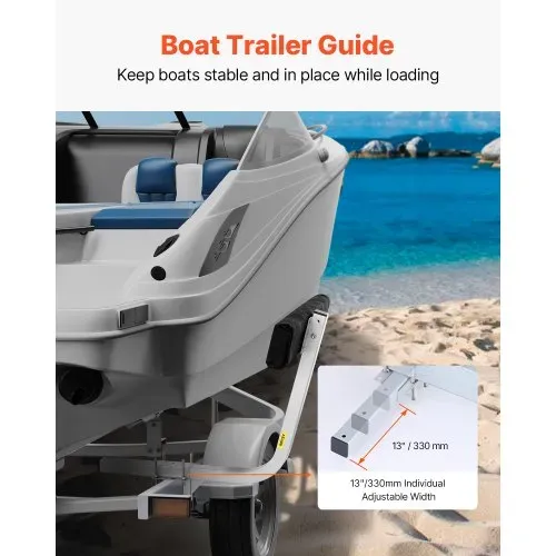VEVOR T-Form Anhängerpfahl Bootsanhänger Anleitung Kurbelstütze Bootsführung, 330 mm Einstellbare Breite Boat Trailer Guide-on – Ersatzteile und Zubehör für Skiboot Fischerboot Segelbootanhänger VEVOR T-Form Anhängerpfahl Bootsanhänger Anleitung Kurbelstütze Bootsführung, 330 mm Einstellbare Breite Boat Trailer Guide-on – Ersatzteile und Zubehör für Skiboot Fischerboot Segelbootanhänger