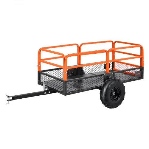 VEVOR Kippanhänger, 725,75 kg, ATV-UTV-Anhänger aus Stahl zum Hinterherziehen, Kipper mit abnehmbarer Rückwand, Gartenanhänger zum Hinterherziehen für Rasenmäher, Traktoren und Gartenabfälle VEVOR Kippanhänger, 725,75 kg, ATV-UTV-Anhänger aus Stahl zum Hinterherziehen, Kipper mit abnehmbarer Rückwand, Gartenanhänger zum Hinterherziehen für Rasenmäher, Traktoren und Gartenabfälle