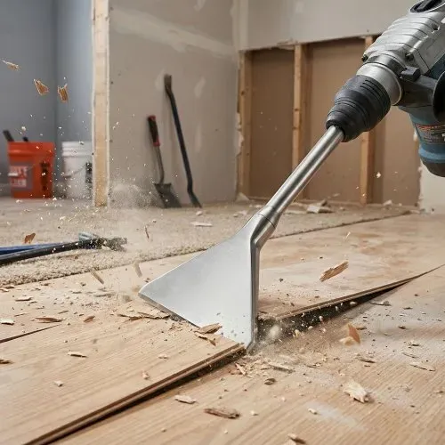 VEVOR SDS-Max Breitmeißel, 35x15 cm Spatmeißel mit SDS-Max-Schaft, Kompatibel mit Bohrhämmern, Wärmebehandelter 40Cr-Legierungsstahl, zum Entfernen von Laminatböden, Fliesen & Mörtel – Bild 7