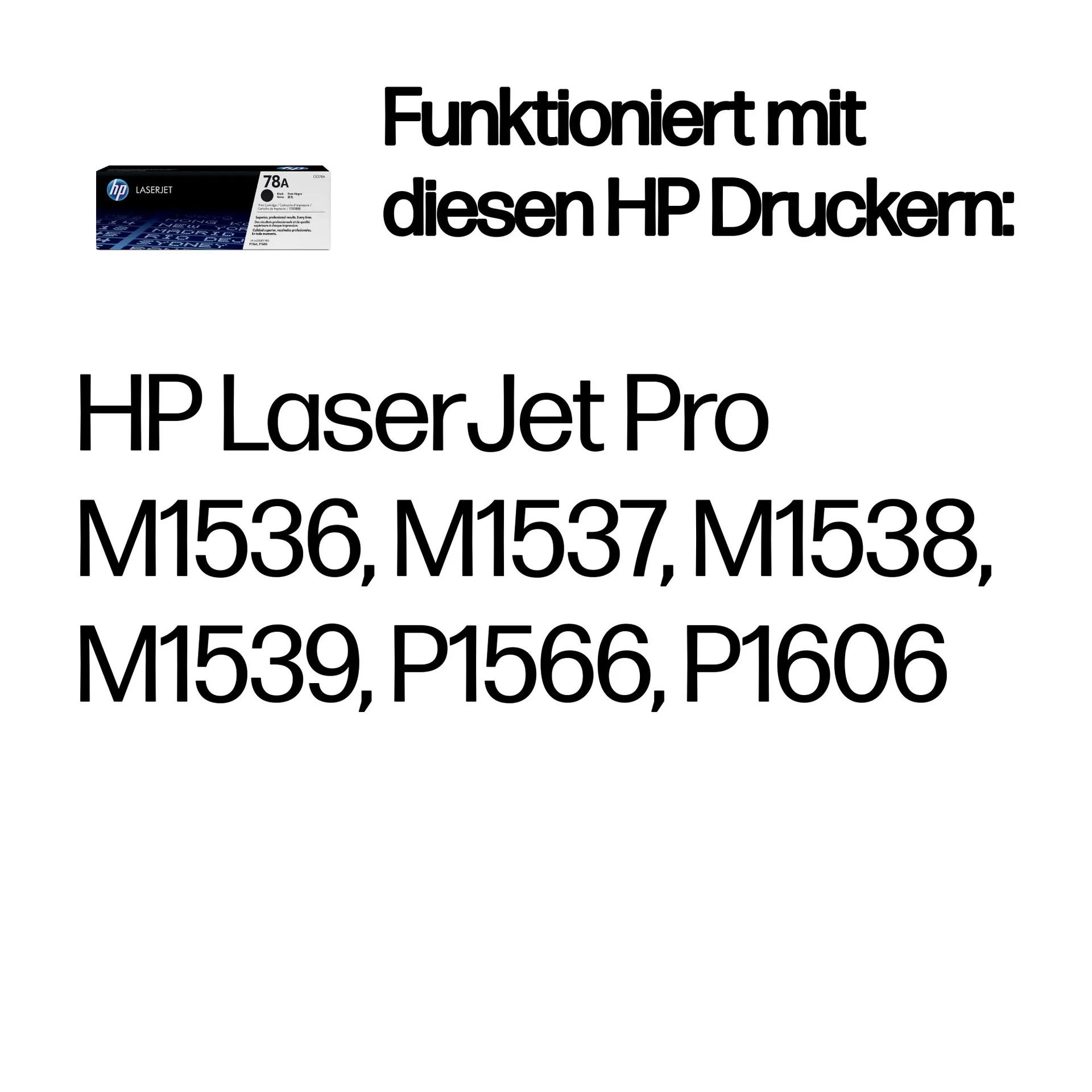 HP 78A Schwarz Original LaserJet Tonerkartusche – Bild 2