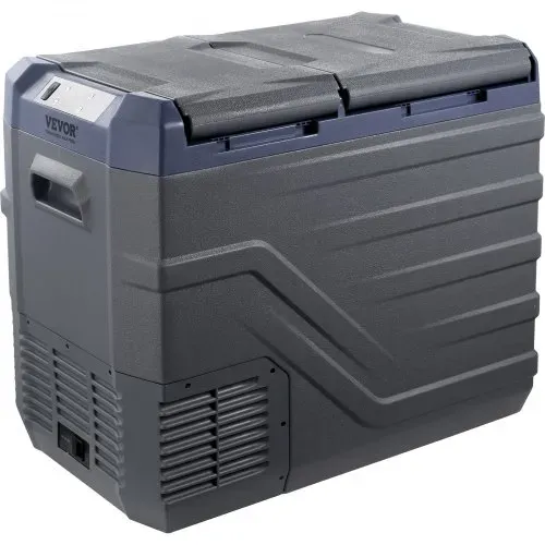 VEVOR Autokühlschrank, 12-Volt-Autokühlschrank, tragbarer 40-Liter-Gefrierschrank mit zwei Zonen, einstellbarer Bereich von -20 °C bis 20 °C, 12/24 V Gleichstrom und 100–240 V Wechselstrom, Kompressorkühler für den Außenbereich, Camping, Wohnmobil – Bild 10