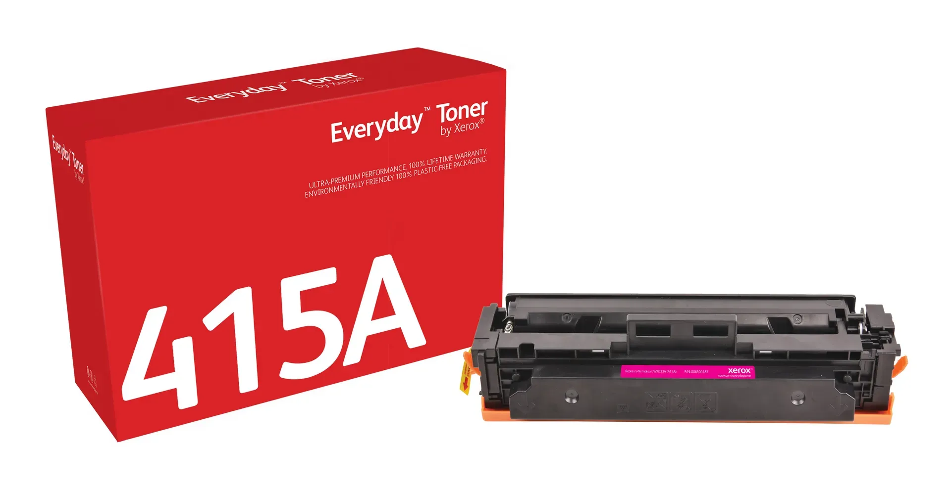 Everyday™ Magenta Tonermodul von Xerox kompatibel mit HP 415A (W2033A), Standardkapazität Everyday™ Magenta Tonermodul von Xerox kompatibel mit HP 415A (W2033A), Standardkapazität