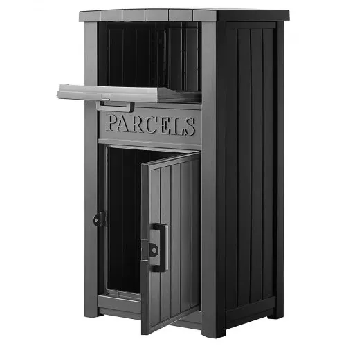 VEVOR Paketbox Briefkasten mit Paketfach Paketbriefkasten 615x473x1121 mm, Empfang der Pakete Direkt vor Haustür, PP-Material, Kapazität für 3–5 Standard-Lieferpakete, Abschließbar & Diebstahlsicher – Bild 8