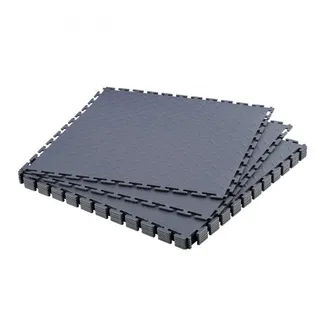 VEVOR PVC Garagenboden, 8er-Pack 513x513x5 mm, Werkstattboden, Industrieboden, Klick Verlegung, rutschfeste PVC-Matten mit Diamantplatte für Werkstatt, Lager, Werkzeugraum, Graphitgrau VEVOR PVC Garagenboden, 8er-Pack 513x513x5 mm, Werkstattboden, Industrieboden, Klick Verlegung, rutschfeste PVC-Matten mit Diamantplatte für Werkstatt, Lager, Werkzeugraum, Graphitgrau