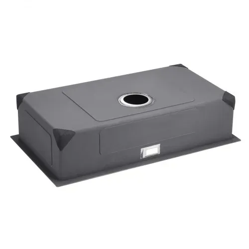 VEVOR Küchenspüle Einbauspüle Spülbecken 76 x 43 x 19 cm aus Edelstahl Spülen Unterbauspülen, Einzelbecken mit Zubehör, Haushaltsspülbecken für Wohnmobil Vorbereitungsküche Bar – Bild 10