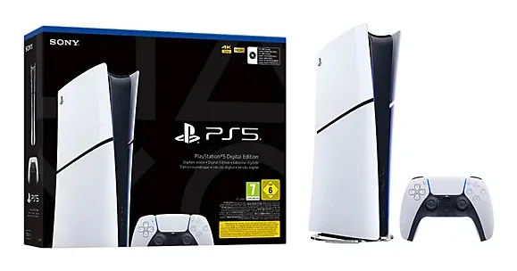 Sony PlayStation 5 Digital Edition 825 GB WLAN Schwarz, Weiß Sony PlayStation 5 Digital Edition 825 GB WLAN Schwarz, Weiß