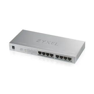 Zyxel GS1008HP Unmanaged Gigabit Ethernet (10/100/1000) Power over Ethernet (PoE) Grau Zyxel GS1008HP Unmanaged Gigabit Ethernet (10/100/1000) Power over Ethernet (PoE) Grau