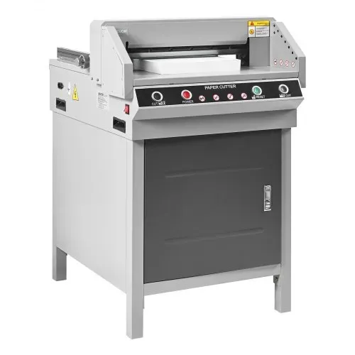 VEVOR elektrische Papierschneidemaschine Hochleistungs-Papierschneider, 45 cm Schnittbreite, 4 cm Schnittstärke, große elektrische Guillotine mit Infrarotfunktion & Ersatzklinge 500 W – Bild 9