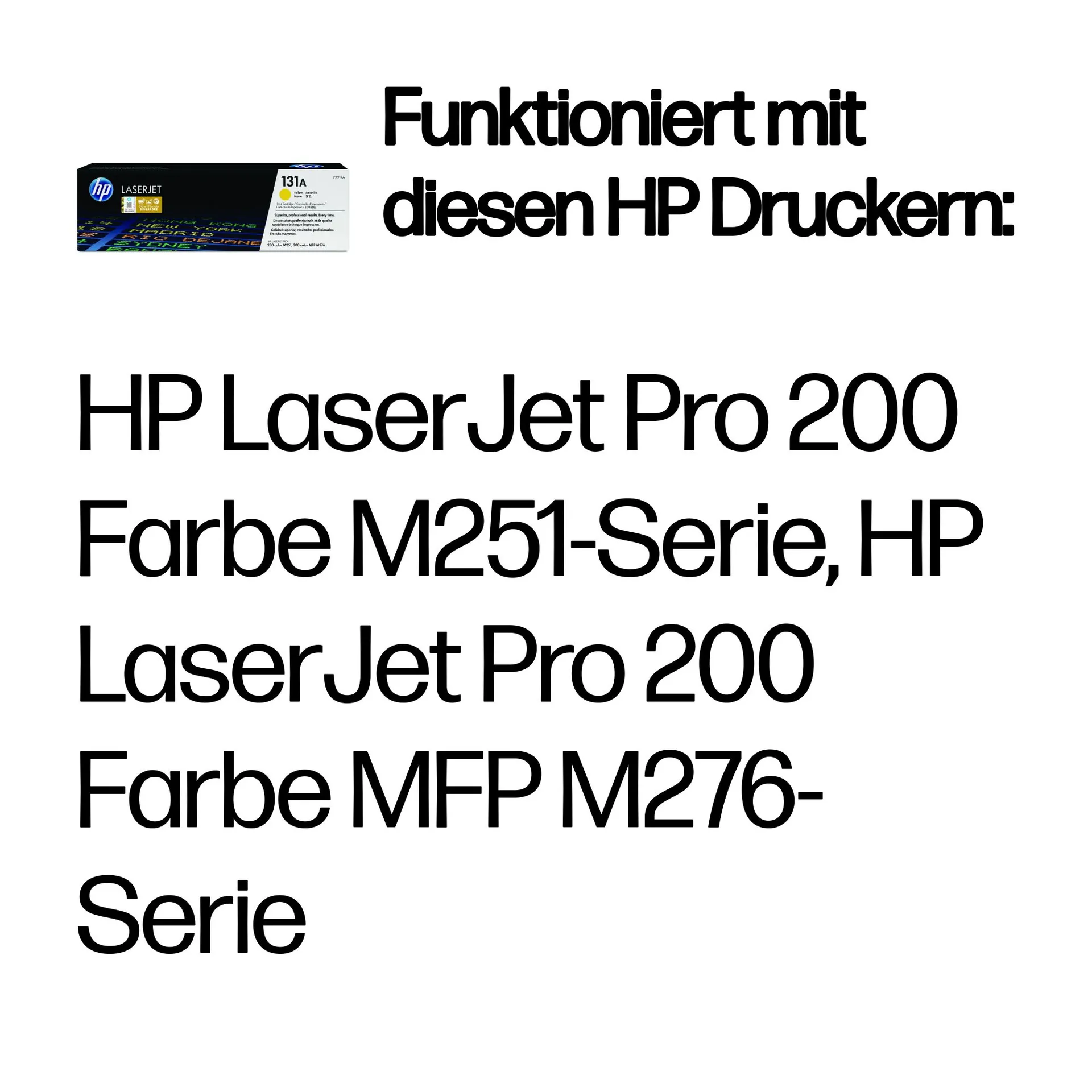 HP 131A Gelb Original LaserJet Tonerkartusche – Bild 2